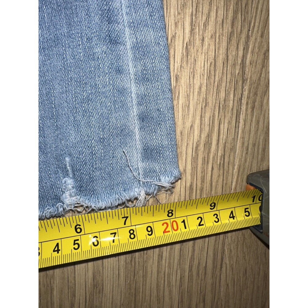 Paige Manhattan Womens Bootcut Distressed Open Hem Jeans Size 30x30 (Tagged 31) - Picture 11 of 11